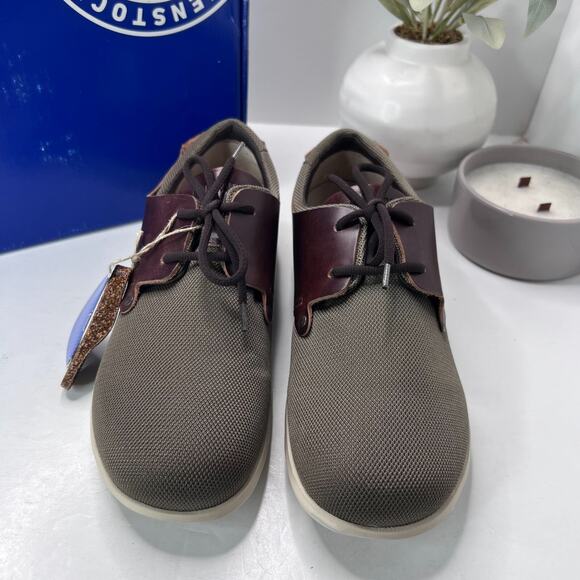 Birkenstock Minot Leather/Textile Sneaker Brown Regular Fit Women 11/Men 9 NWB - Picture 5 of 10